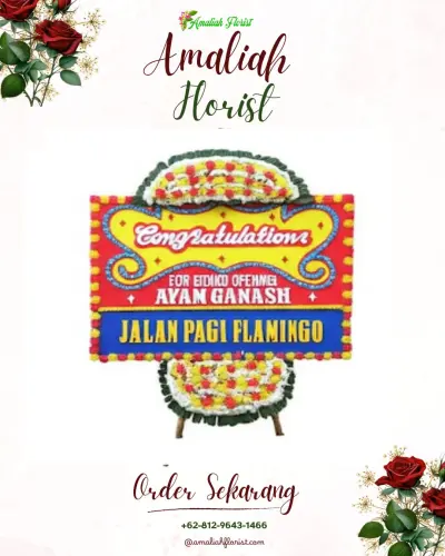 Bunga Papan Congratulation di Akedotilou
